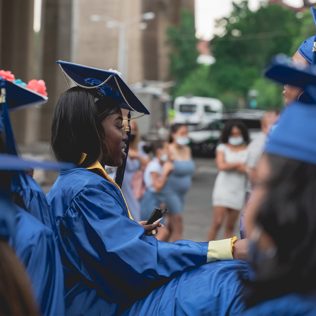 Student at graduation